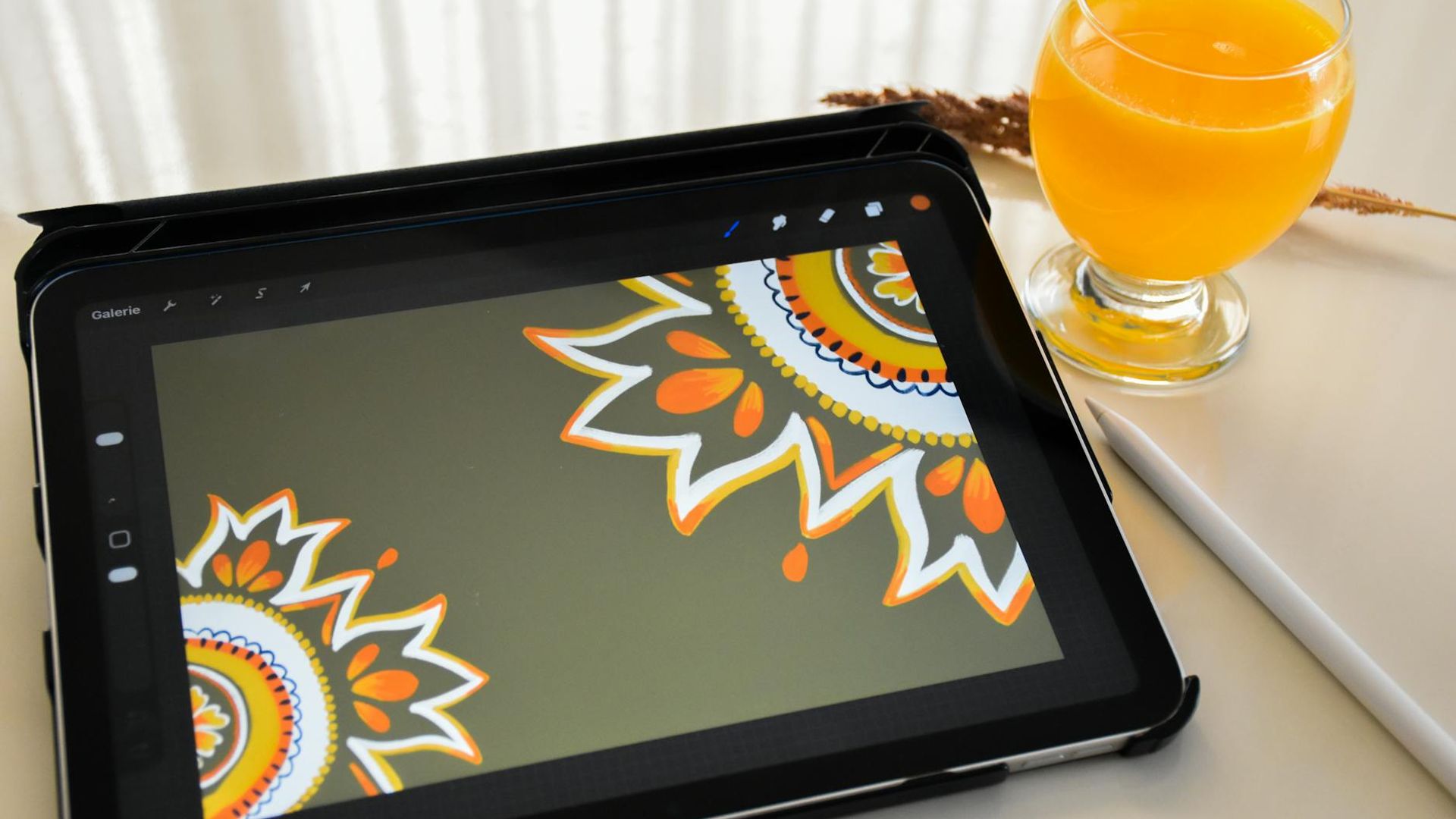 Modern dark workspace with gold lighting representing digital hygiene.